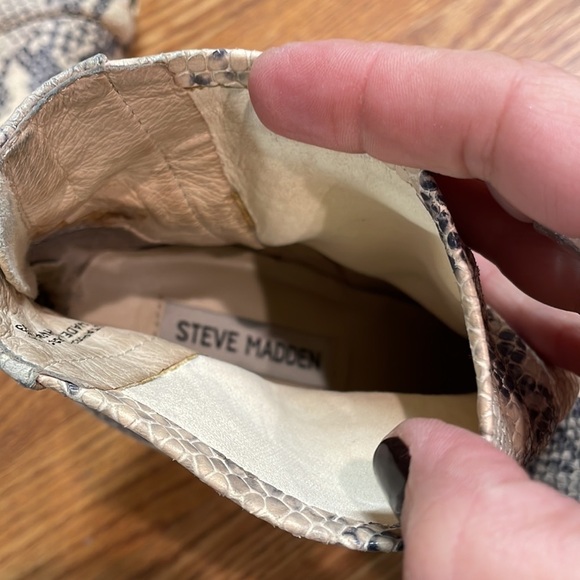 Steve Madden Star Snake Skin Bootie - Picture 7 of 9